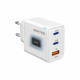 СЗУ 3Port SENTEO Z-17 USB+2USB-C 3A GaN PD 30W (white)